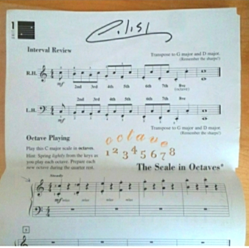 Billie Eilish autograph